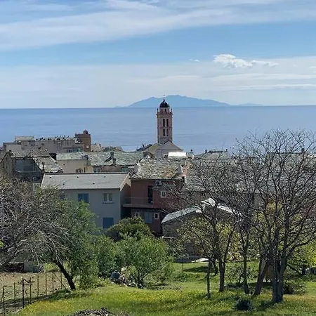 Magnifique Maison Avec Vue Hauteur De Bastia (Corsica)