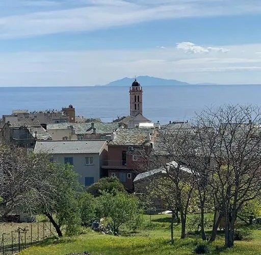 Magnifique Maison Avec Vue Hauteur De Bastia (Corsica)